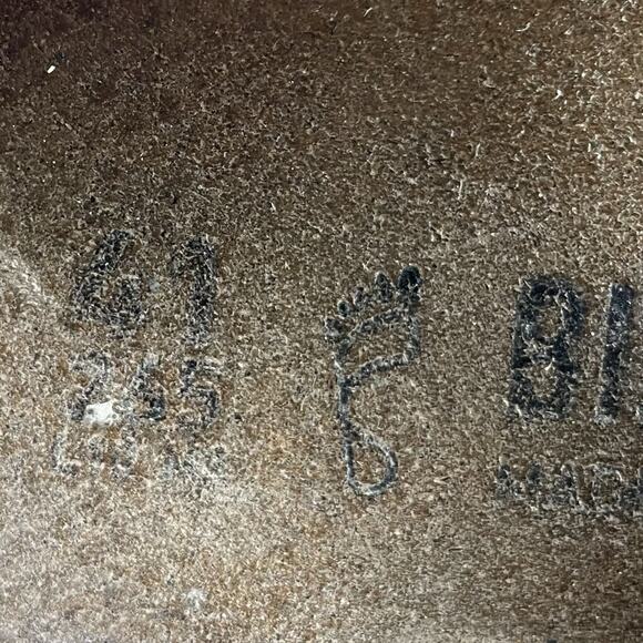 Birkenstock Gizeh Sandals Womens Size 41 Size 10-10.5 Beige Pearl Flip Flops - Picture 8 of 9